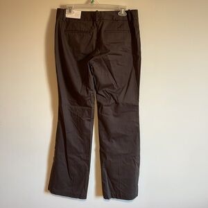 NWT Loft Marisa Modern Pants 6 Low Waist Gray Trouser Boot Cut Stretch BUsiness